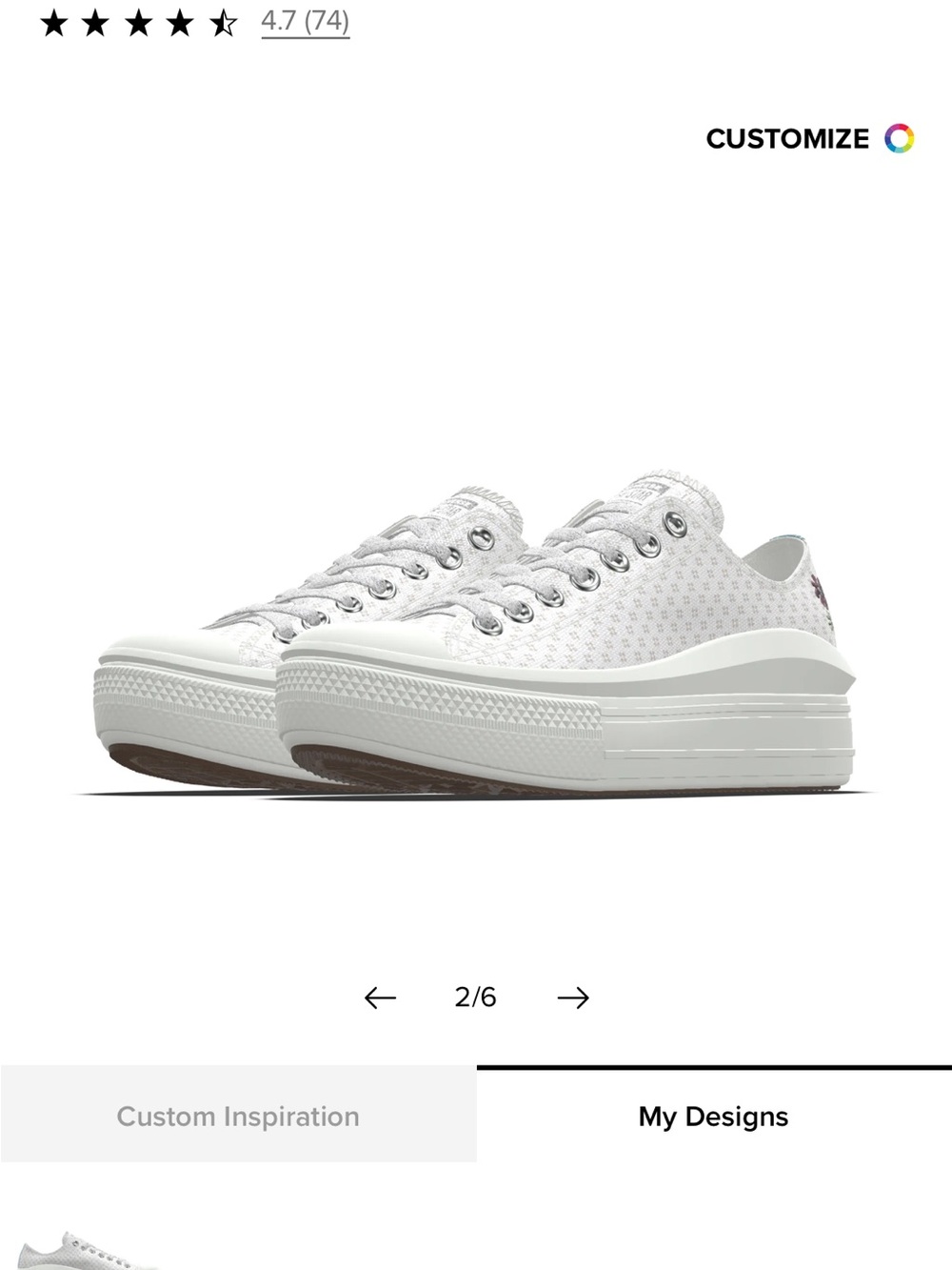 Custom Converse Move Platform - Picture 5 of 11